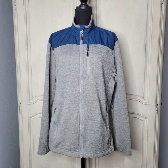 ORVIS Mens Bonded Mesh Full Zip Fleece Windbreaker Jacket✨️L - Picture 13 of 13